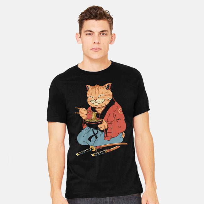 Cat Ramen-mens heavyweight tee-vp021