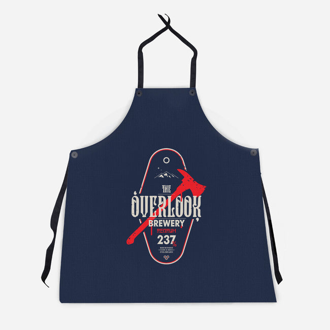 The Overlook Brewery-unisex kitchen apron-BadBox