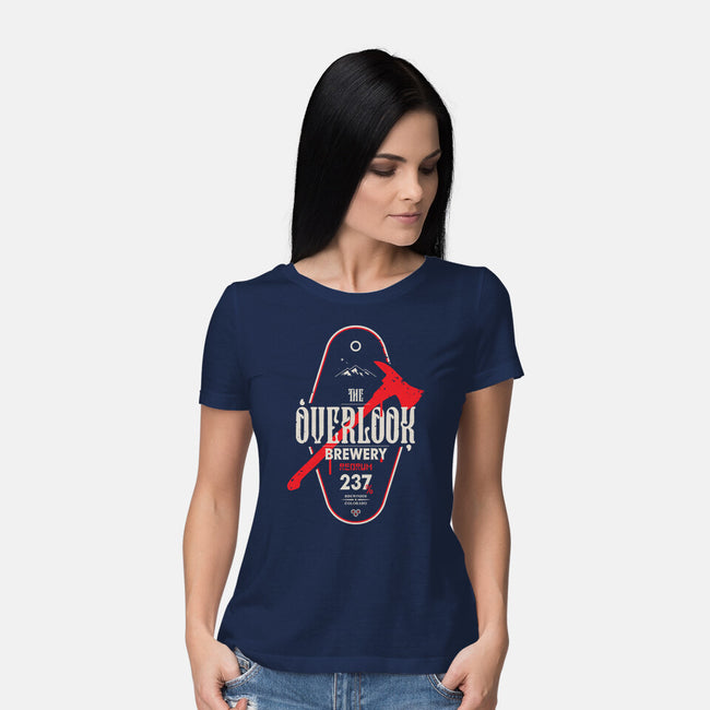 The Overlook Brewery-womens basic tee-BadBox