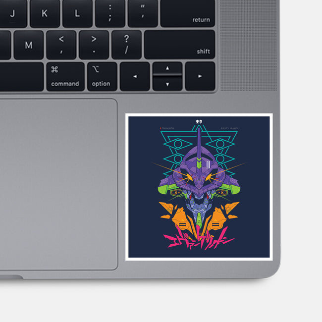 Eva Mecha-none glossy sticker-BadBox