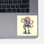 The Loose Cannon Girl-none glossy sticker-DrMonekers