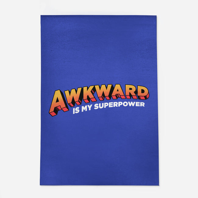 Awkward Is My Superpower-none indoor rug-tobefonseca