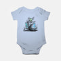 Connecting With The Forest Animals-baby basic onesie-tobefonseca