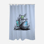 Connecting With The Forest Animals-none polyester shower curtain-tobefonseca