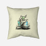 Connecting With The Forest Animals-none removable cover w insert throw pillow-tobefonseca