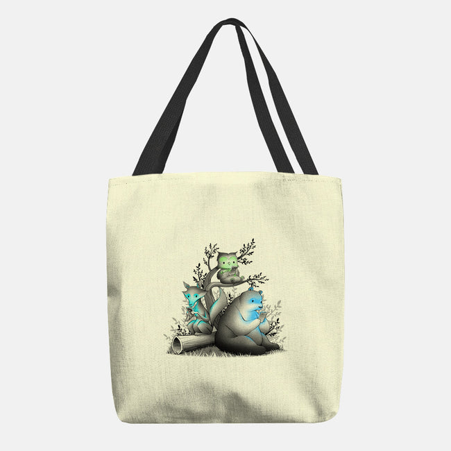 Connecting With The Forest Animals-none basic tote-tobefonseca