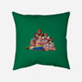Evil Fighters Club-none removable cover throw pillow-Skullpy
