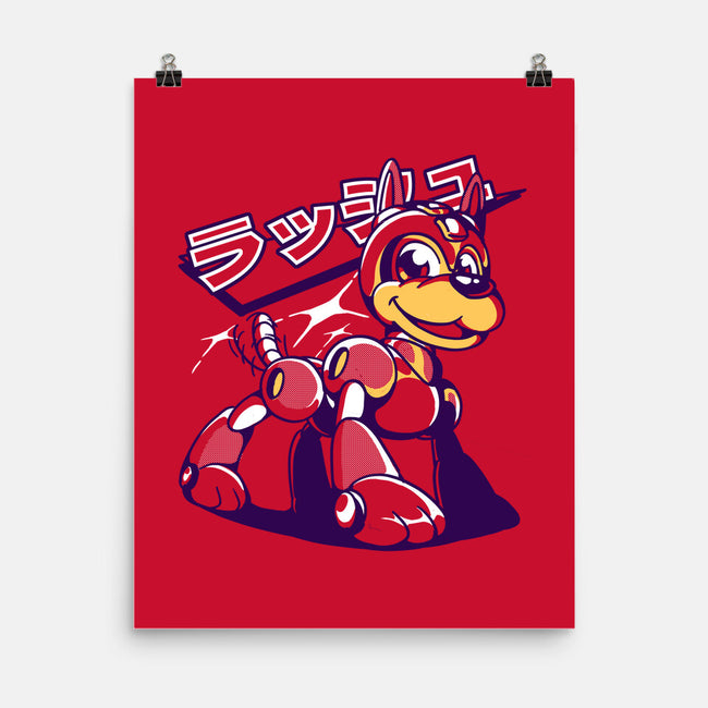 A Robot's Best Friend-none matte poster-estudiofitas