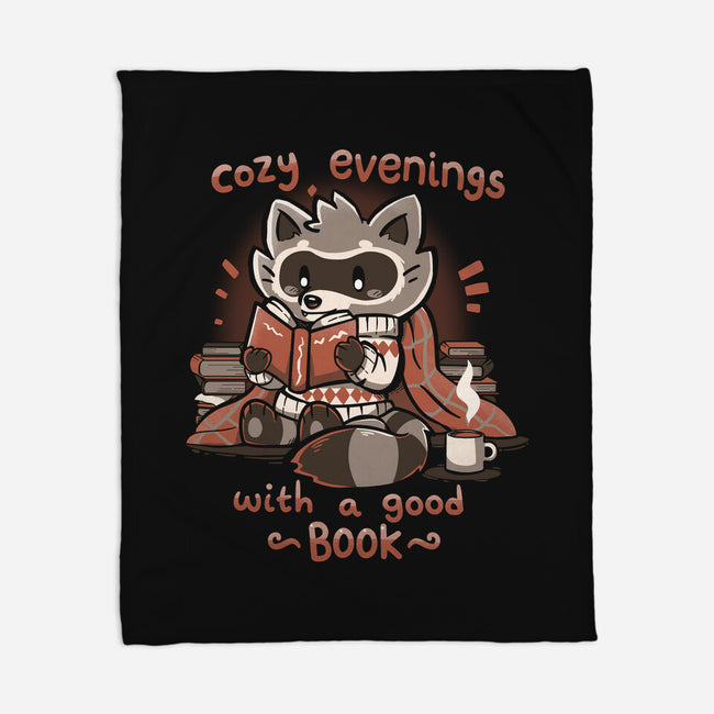 Cozy Nights With A Good Book-none fleece blanket-TechraNova