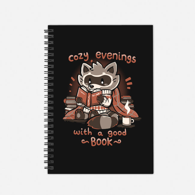 Cozy Nights With A Good Book-none dot grid notebook-TechraNova