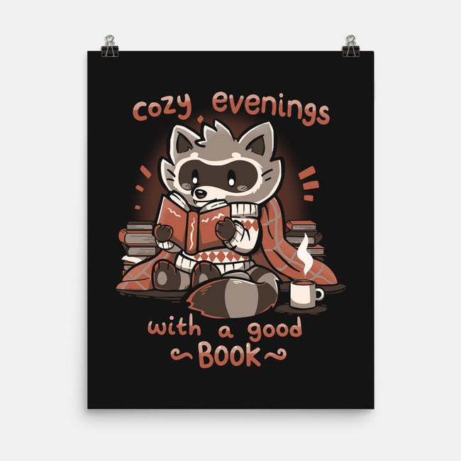 Cozy Nights With A Good Book-none matte poster-TechraNova