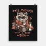 Cozy Nights With A Good Book-none matte poster-TechraNova