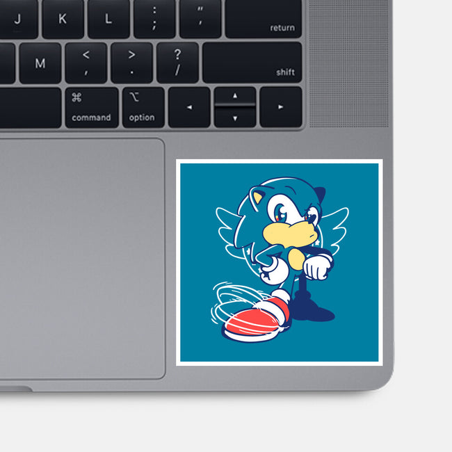 Waiting Hedgehog-none glossy sticker-estudiofitas