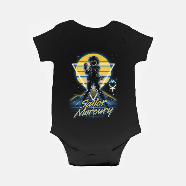 Retro Mercury Guardian-baby basic onesie-Olipop