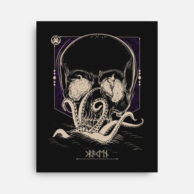 Terror Of The Sea-none stretched canvas-Liewrite