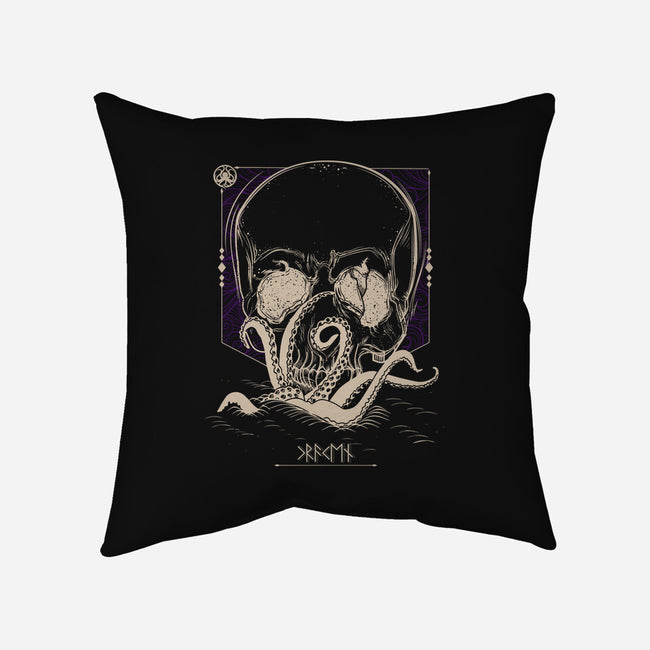 Terror Of The Sea-none removable cover w insert throw pillow-Liewrite