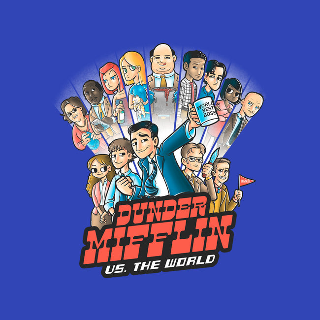 Dunder Mifflin Vs The world-none polyester shower curtain-trheewood