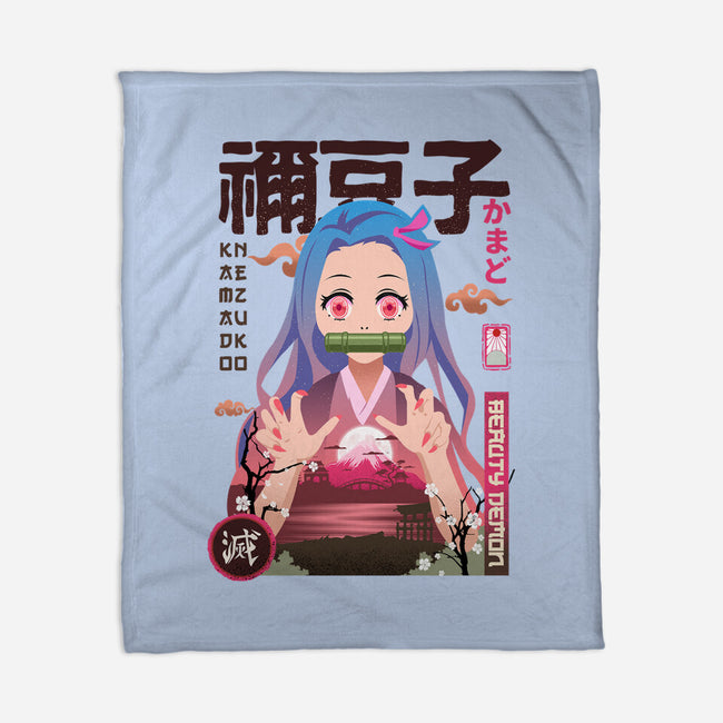 Beauty Demon-none fleece blanket-hirolabs