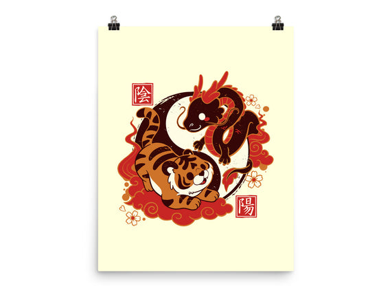 Yin And Yang Tiger Dragon