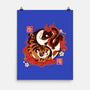 Yin And Yang Tiger Dragon-none matte poster-NemiMakeit