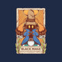 Black Mage Tarot Card-mens basic tee-Alundrart
