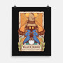 Black Mage Tarot Card-none matte poster-Alundrart