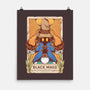 Black Mage Tarot Card-none matte poster-Alundrart