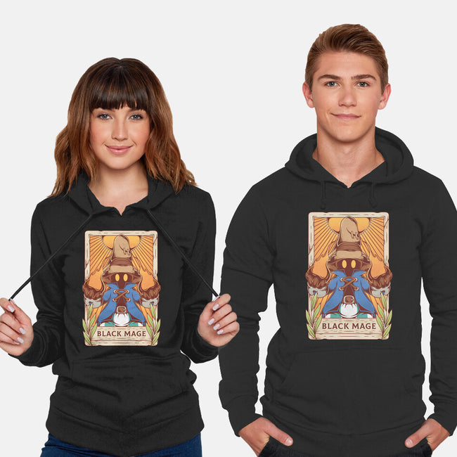 Black Mage Tarot Card-unisex pullover sweatshirt-Alundrart