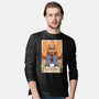 Black Mage Tarot Card-mens long sleeved tee-Alundrart