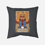 Black Mage Tarot Card-none removable cover w insert throw pillow-Alundrart