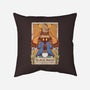 Black Mage Tarot Card-none removable cover w insert throw pillow-Alundrart