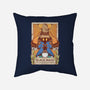 Black Mage Tarot Card-none removable cover w insert throw pillow-Alundrart