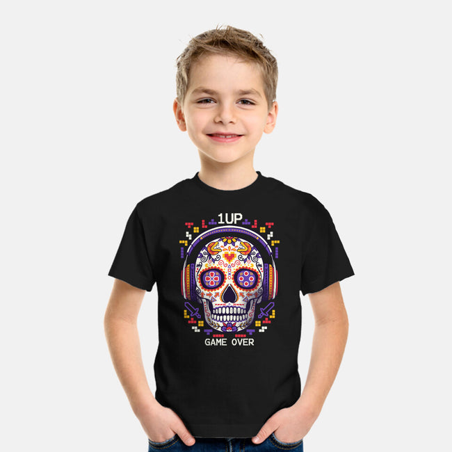 Calavera Gamer-youth basic tee-NemiMakeit