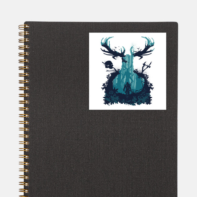 Forest Monster-none glossy sticker-RamenBoy