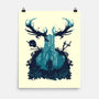 Forest Monster-none matte poster-RamenBoy