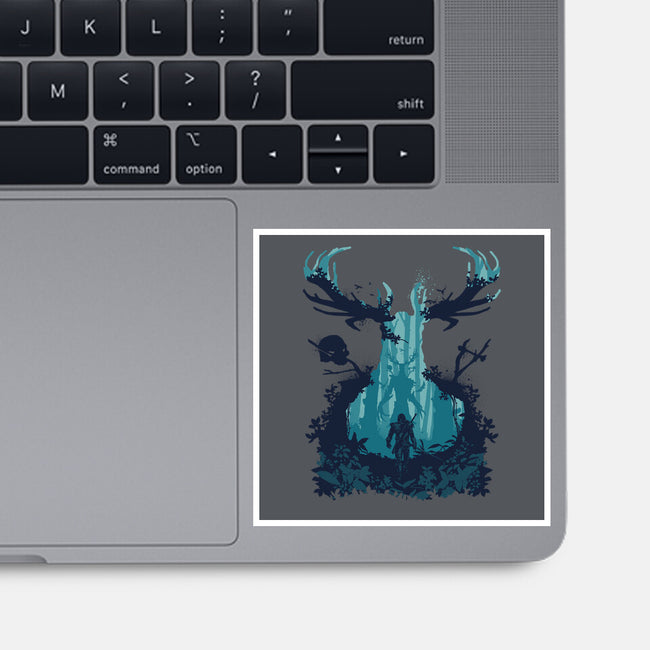 Forest Monster-none glossy sticker-RamenBoy