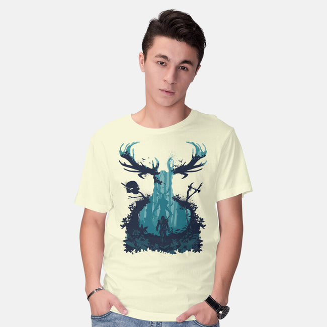 Forest Monster-mens basic tee-RamenBoy