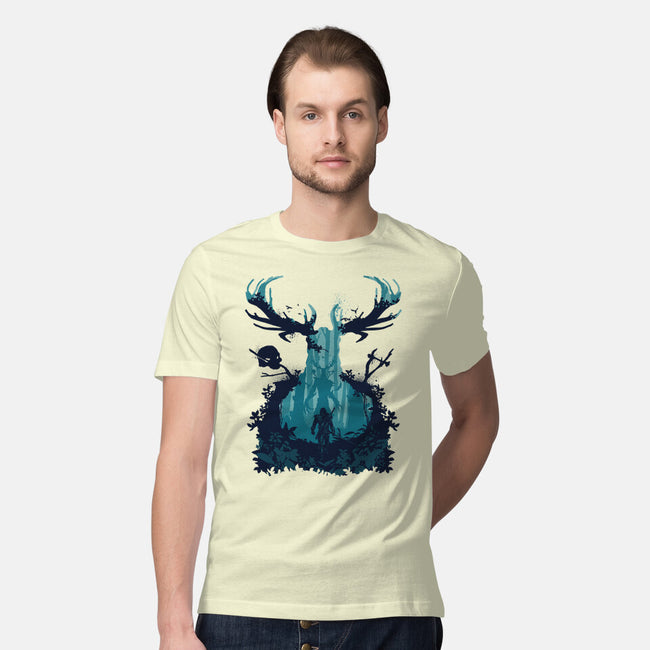 Forest Monster-mens premium tee-RamenBoy