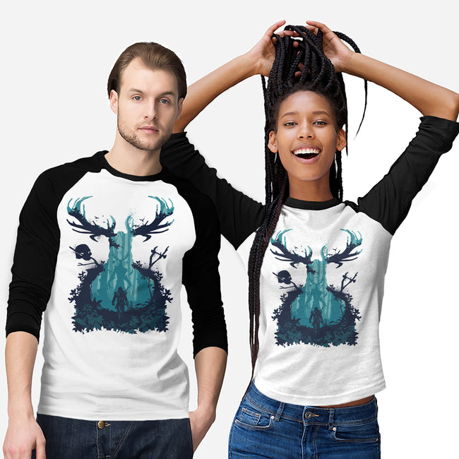 Forest Monster-unisex baseball tee-RamenBoy