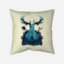 Forest Monster-none removable cover w insert throw pillow-RamenBoy