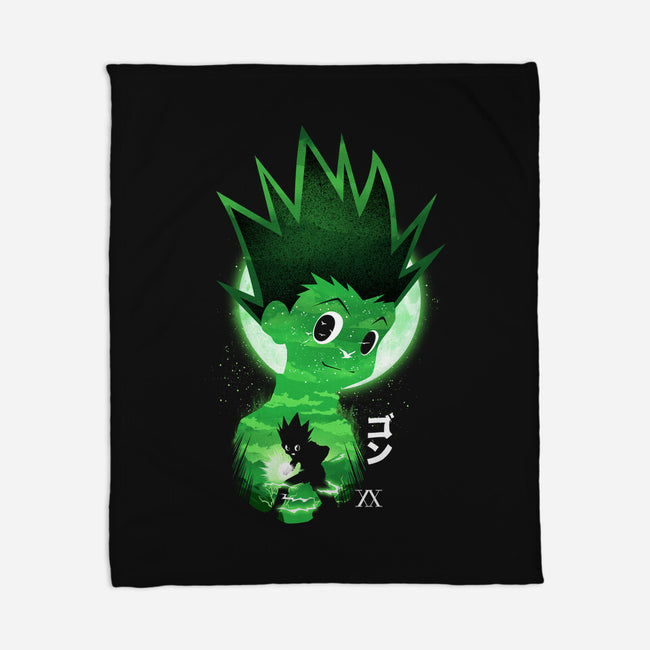 Gon Landscape-none fleece blanket-dandingeroz