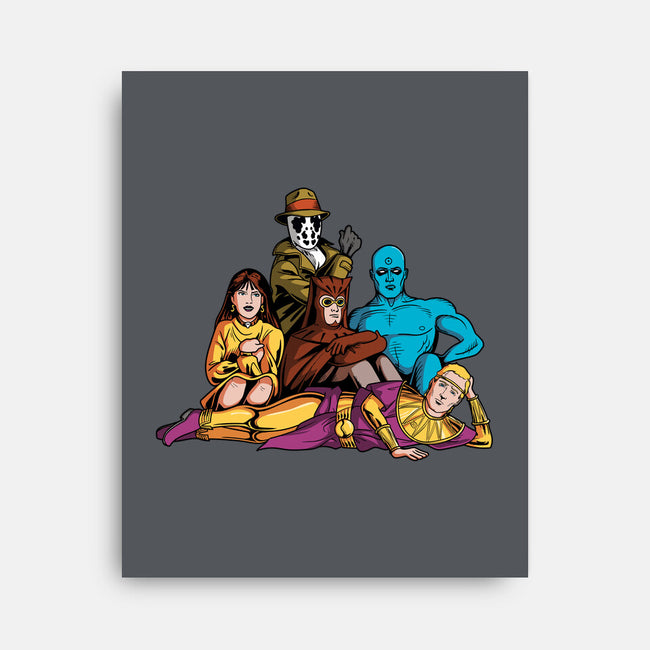 The Watch Club-none stretched canvas-jasesa