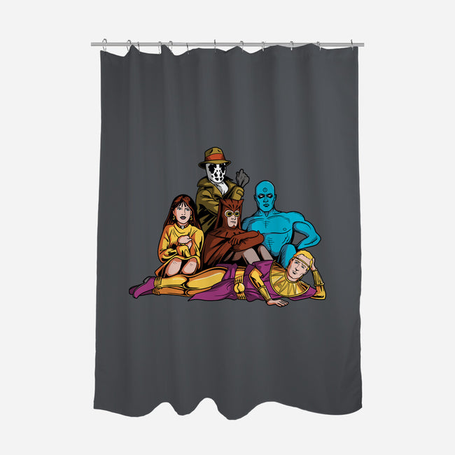 The Watch Club-none polyester shower curtain-jasesa