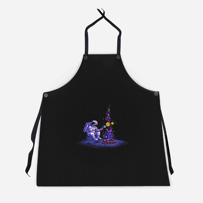 Moon Camping-unisex kitchen apron-tobefonseca