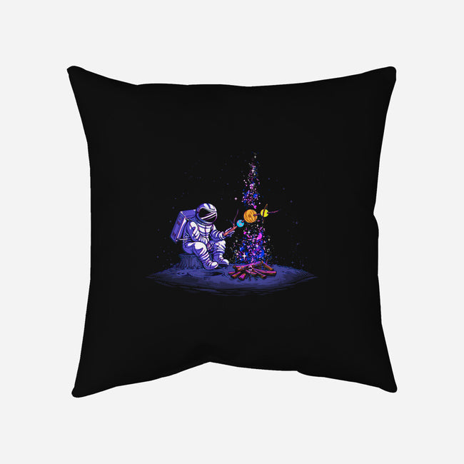 Moon Camping-none removable cover throw pillow-tobefonseca