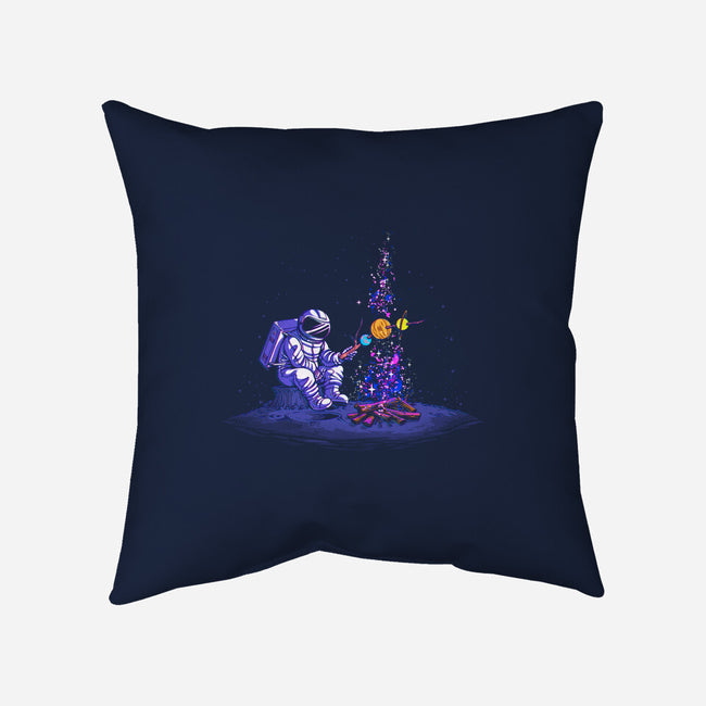 Moon Camping-none removable cover throw pillow-tobefonseca