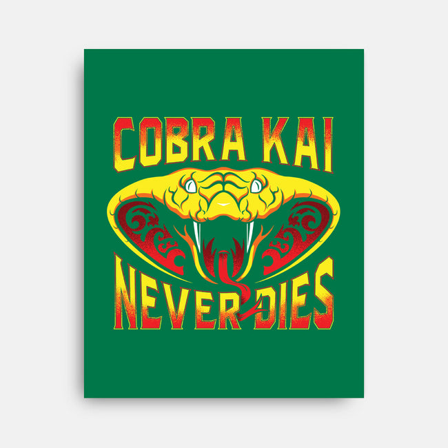 Never Dies-none stretched canvas-DCLawrence