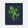 Cactuar Graffiti-none stretched canvas-Logozaste
