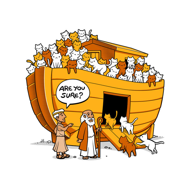 Noah's Ark Cat-unisex kitchen apron-tobefonseca