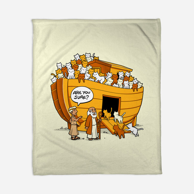Noah's Ark Cat-none fleece blanket-tobefonseca